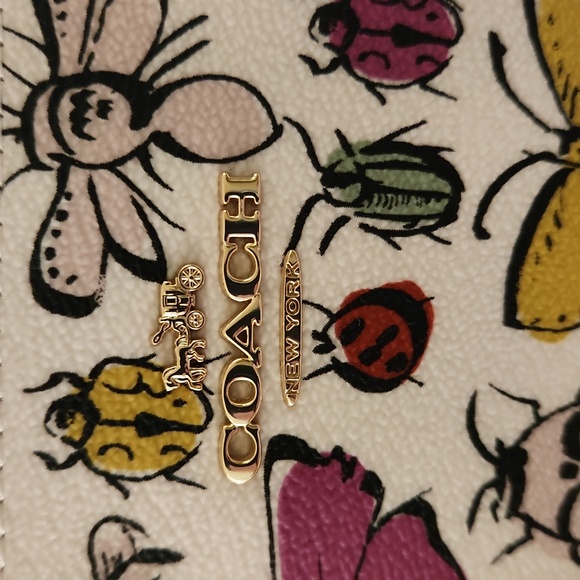 Adorable NWT Coach Chalk Creature Print Nolita Barrell Bag ♥️🪲🎁 - Picture 3 of 17